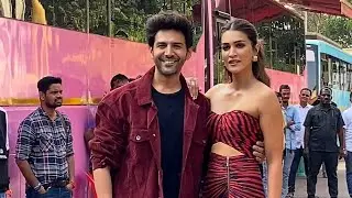 Kartik Aaryan & Kriti Sanon At The Kapil Sharma Show For Shehzada Movie Promotion