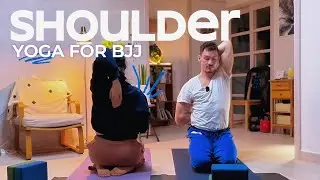 BJJ Shoulder Pain Relief Yoga | Shoulder Mobility & Scapular Stability for Grapplers