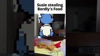 Susie stealing Berdly's Food