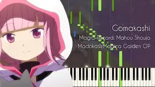 Gomakashi - Magia Record: Madoka☆Magica OP (Episode 1 Ending) - Piano Arrangement [Synthesia]