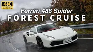 [4K POV] Ferrari 488 Spider | Rainy Day Drive on Hakone Pass 🌧️🏎️