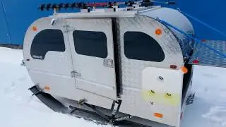 сани для снегохода с отоплением вебасто