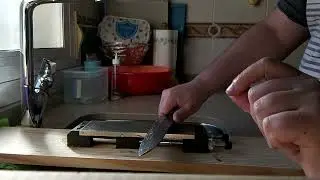 Afilado y asentado de cuchillo | Santoku, 3 Claveles | Parte 1