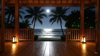 Bali Villa Night | Peaceful Tropical Ambience for Meditation & Sleep | Relaxation & Healing Night