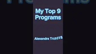 My Top 9 programs Alexandra Trusova.Пишите с кем хотите🙂#сашатрусова#фигурноекатание