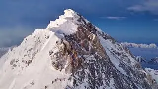 North side of Mount Everest facing Tibet : video credited to Ma Chunlin 
