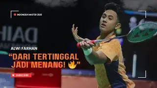 “Comeback Gila! Alwi Farhan Balikkan Keadaan di Istora 🔥🏸” #IndonesiaMasters2026 #AlwiFarhan