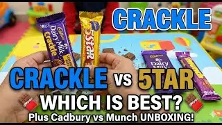 Crackle Chocolate Vs 5Star! 🍫 Which is Best? (Plus Cadbury vs Munch) #viralvideo #trending