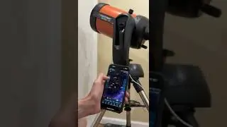 Nunca pensei que ia controlar um telesc&oacute;pio pelo celular&hellip; tecnologia &eacute; braba demais 😅 nexstar 8se