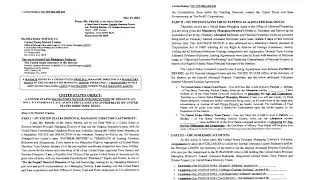 Mandatory Notice To United States District Trustee