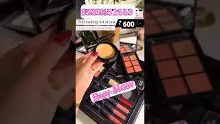 A makeup kit typically includes a range of cosmetic products and tools to help you achieve various