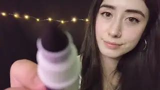 ASMR | Counting and Drawing Numbers on Your Face (Whispered, Layered Sounds)