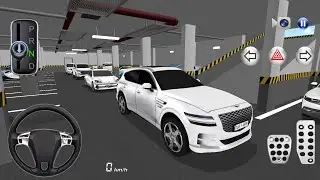 Genesis in parking lot | 3d driving class simulator | android gameplay