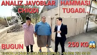 ANALIZ JAVOBLAR CHIQDI.HAMMASI TUGADI...👇