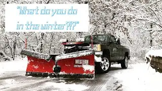 Day in the Life of Plowing Snow - 19 Yr Old Contractor