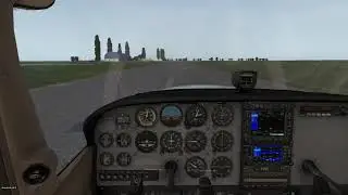 X Plane 11 - Pristani Cessna v Krizenci (LKKC)