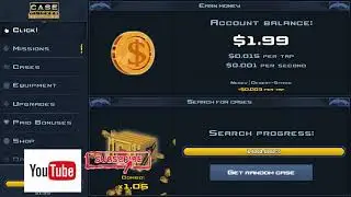 Clicking and Opening CS GO Skins for Free!!!Case Clicker 2 - Custom cases! Android Gameplay