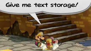 Paper Mario: TTYD (Switch): Учебное пособие по хранилищу текста M. Mowz [FAQ в описании]