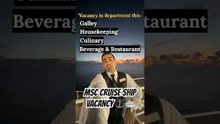 Cruise ship jobs. Apply now