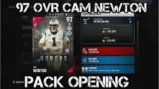 97 OVR NFL Honors Кэм Ньютон | Открытие набора Madden 16 Ultimate Team | MUT 16