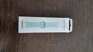 Распаковка /Unpacking ремешка Sport Band на Samsung galaxy watch + примерка.