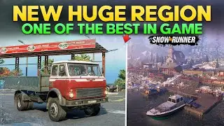 New Huge Region One of The Best in SnowRunner Game Restoration of AKINA Pass You Should Try