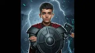 Thor Style Child Hero #digitalart #visualstorytelling