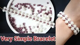 Very Simple Beautiful Bracelet Design || How to Make Bracelet