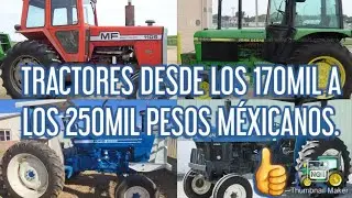 TRACTORES DESDE LOS 170MIL A LOS 250MIL PESOS M&Eacute;XICANOS, SON MUY CONFIABLES, Y DURADEROS. CLASICOS👍🚜