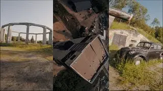Flying at a Strange Military Museum and a Climbing Wall (Description) | FPV