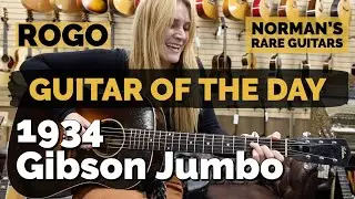 Guitar of the Day: 1934 Gibson Jumbo Sunburst | Norman's Rare Guitars