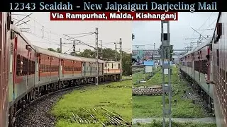 12343 Darjeeling Mail journey in Sleeper Class | Bengal&rsquo;s most demandable train for North Bengal