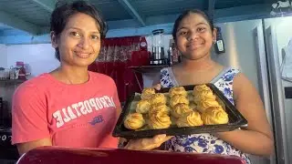 SOFT DELICIOUS FLAKY TURKEY PUFFS | HAPPY BIRTHDAY MOM #baking #snacks #vlog #fyp 