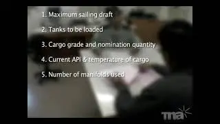 056 Tanker Cargo Loading &ndash; Ship/Shore Safety & Cargo Meeting | Maritime Training (056)