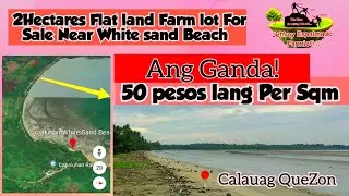 V#75 🥰2 Hectares  Farm lot for  Sale👉Nyogan & Walking  distance sa White sand Beach 🏷️1M Lang