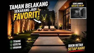 5 Inspirasi Taman Belakang Rumah | Desain Estetik, Tenang, dan Nyaman