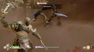 Hildr Valkyrie Boss Fight. God of War 2018.