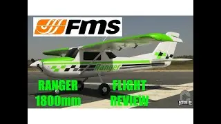 The Amazing High Wing Trainer, FMS Ranger 1800mm. Review and flight!!