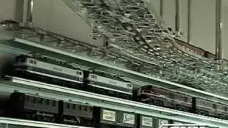 The Ultimate Executive Toy: A Suspended Acrylic Railroad Layout