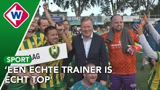 Proftrainers coachen gehandicapte voetballers