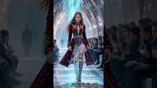 Disney Princesses Walk the Futuristic Runway | AI Fashion Show