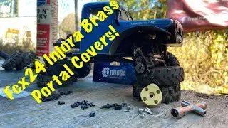 Fcx24 Injora Brass Portal Cover Install and Review!