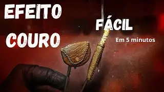 Como pintar couro   impress&atilde;o 3d