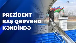 Ağdam rayonunun Baş Qərvənd kəndinin də təməli qoyulub