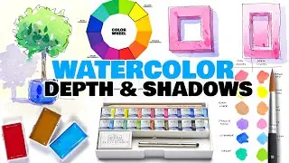 Urban Sketching Watercolor Techniques For Beginners | Adding Depth and Shadows