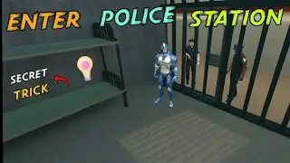 How To Enter In Police Station | Rope Hero Vice Town | Secret Tricks | Star Police | Hard Spider 2.0