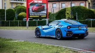 5x Ferrari F12 TDF Being Tested on the Road !