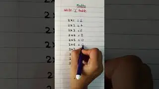 Write 2 table #shorts #short #youtubeshorts #ytshorts #trending #trendingshorts