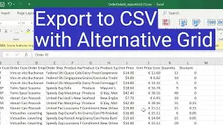 Export with Alternative View