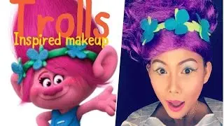 Trolls Princess Poppy Makeup Tutorial